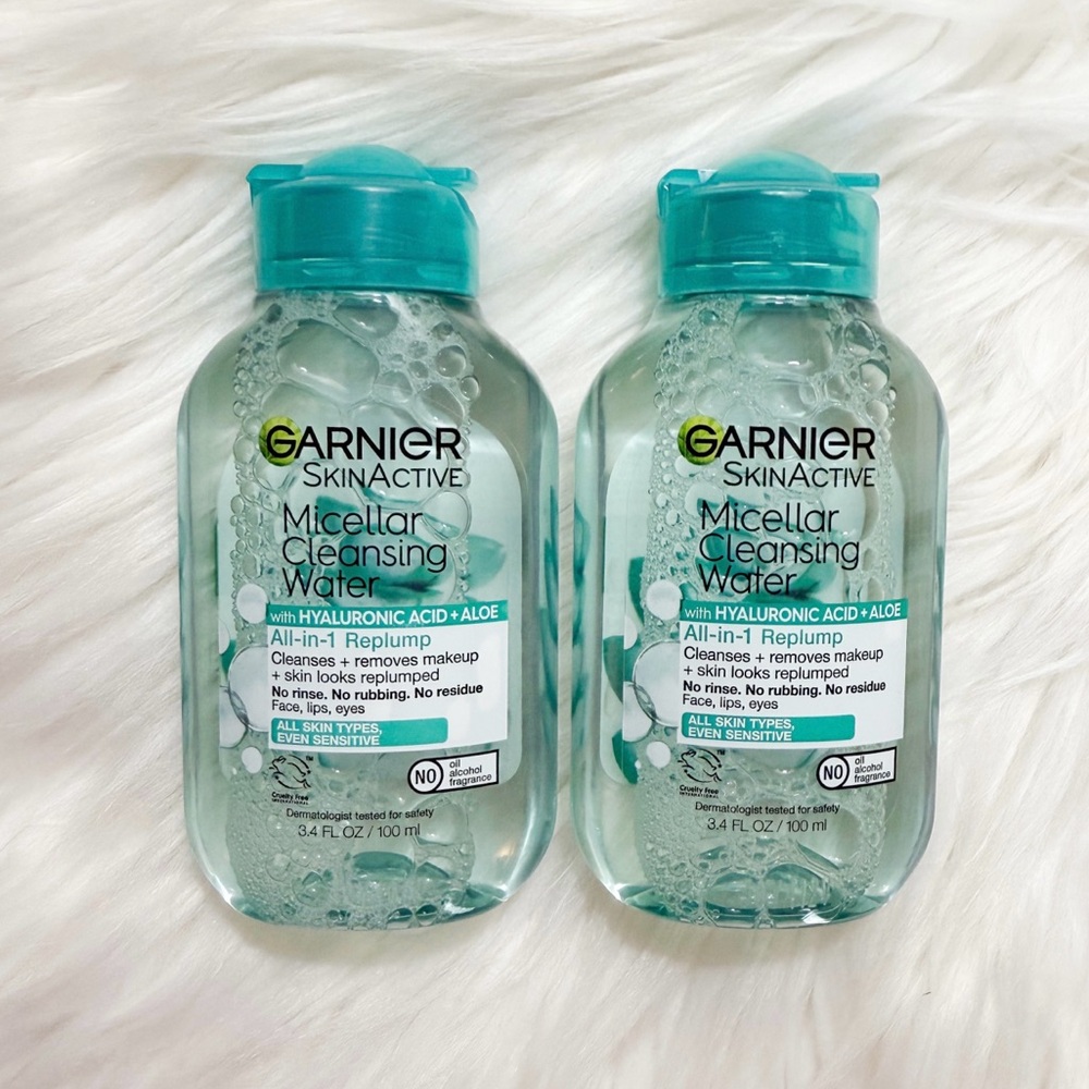 Garnier SkinActive Micellar Replumping Hyaluronic Acid Micellar Water Mini Duo